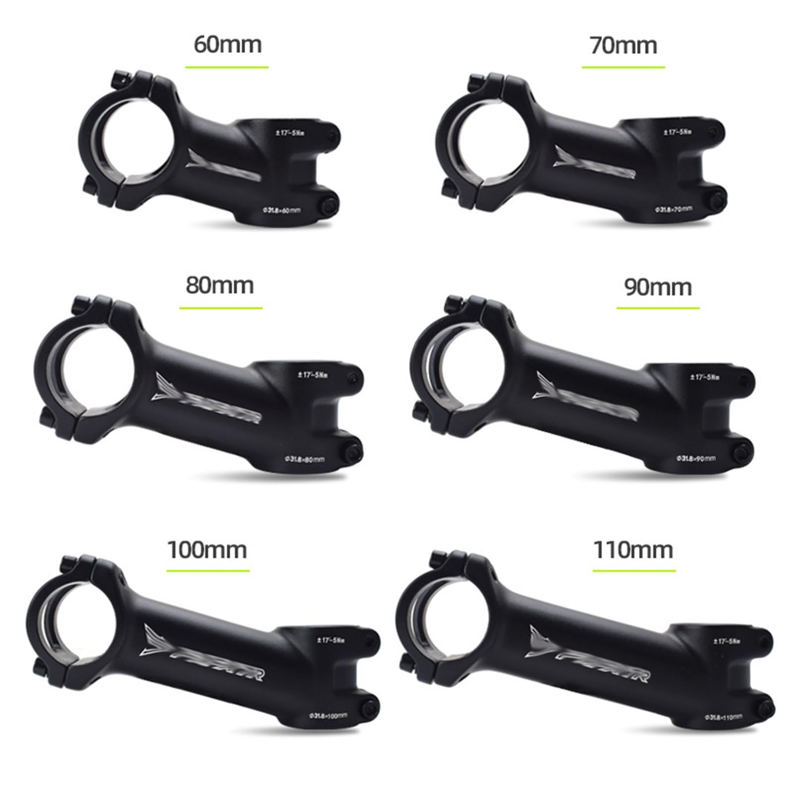 Amazon.co.jp: 31.8 ミリメートル自転車ハンドルバーステムアルミ合金 