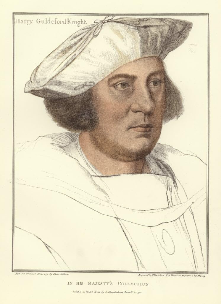 Tableau Sir Henry Guildford Holbein déco murale 60x90 - 5