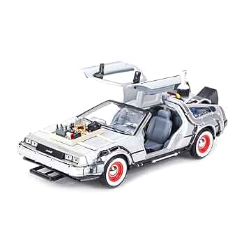 バックトゥザフューチャー　ミニカー 1/43 デロリアン DMC-12 Amazon.co.jp: モデルカーのおもちゃ 1:43 デロリアン DMC-12