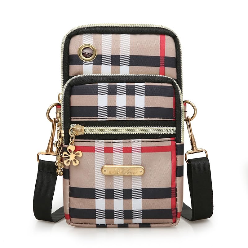 Women's Small Crossbody Bag - Mini Mobile Wallet, Lightweight Mobile Wallet Shoulder Bag