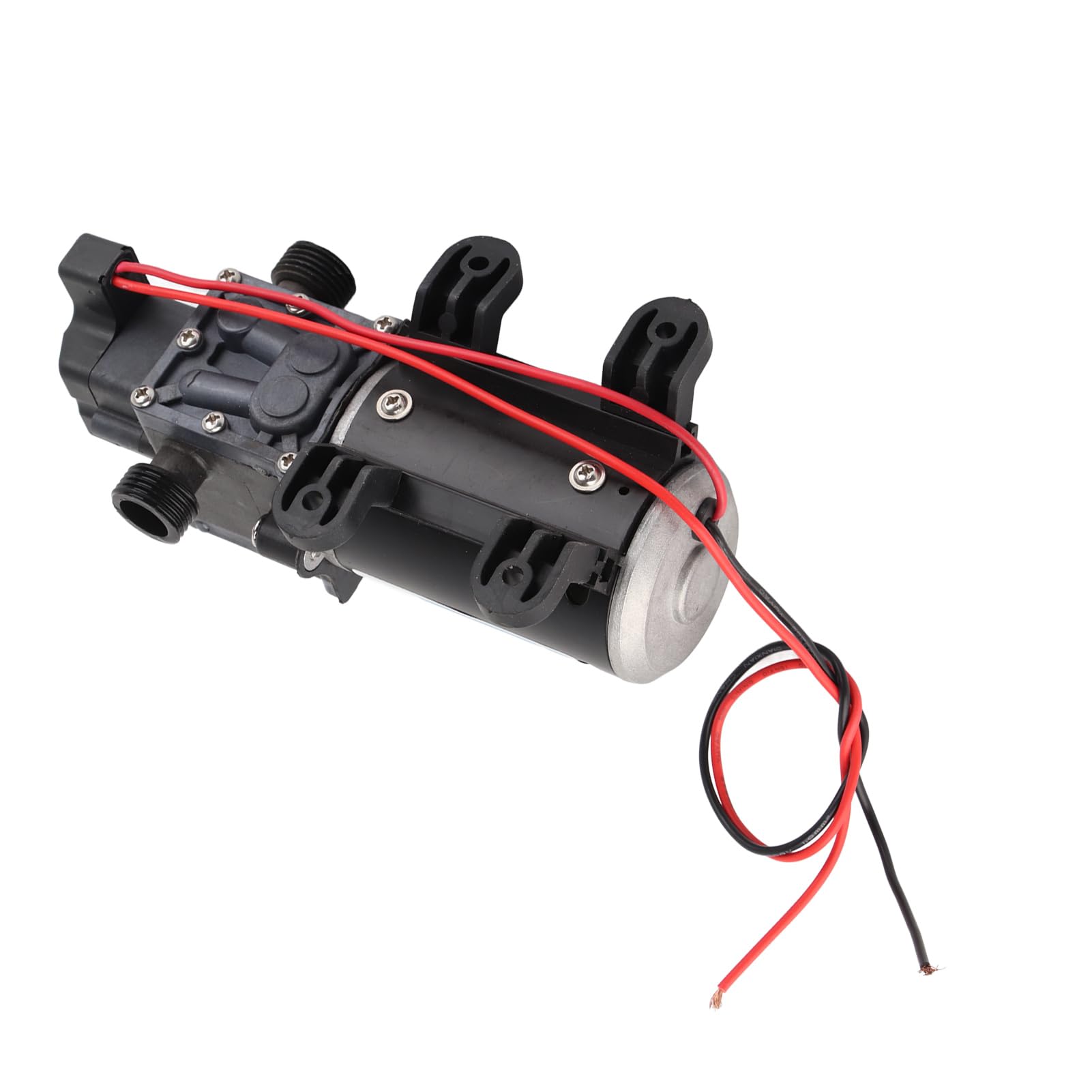 24V 100W elektryczna membranowa pompa wodna, samozasysająca wysokociśnieniowa pompa wodna z przełącznikiem ciśnieniowym do myjni samochodowej wzmacniacz natryskowy
