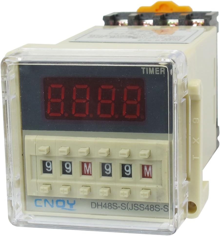 DH48S-S2Z Power on Time Delay Relay 8-Pin DPDT 0.1S-99H AC 110V w Socket