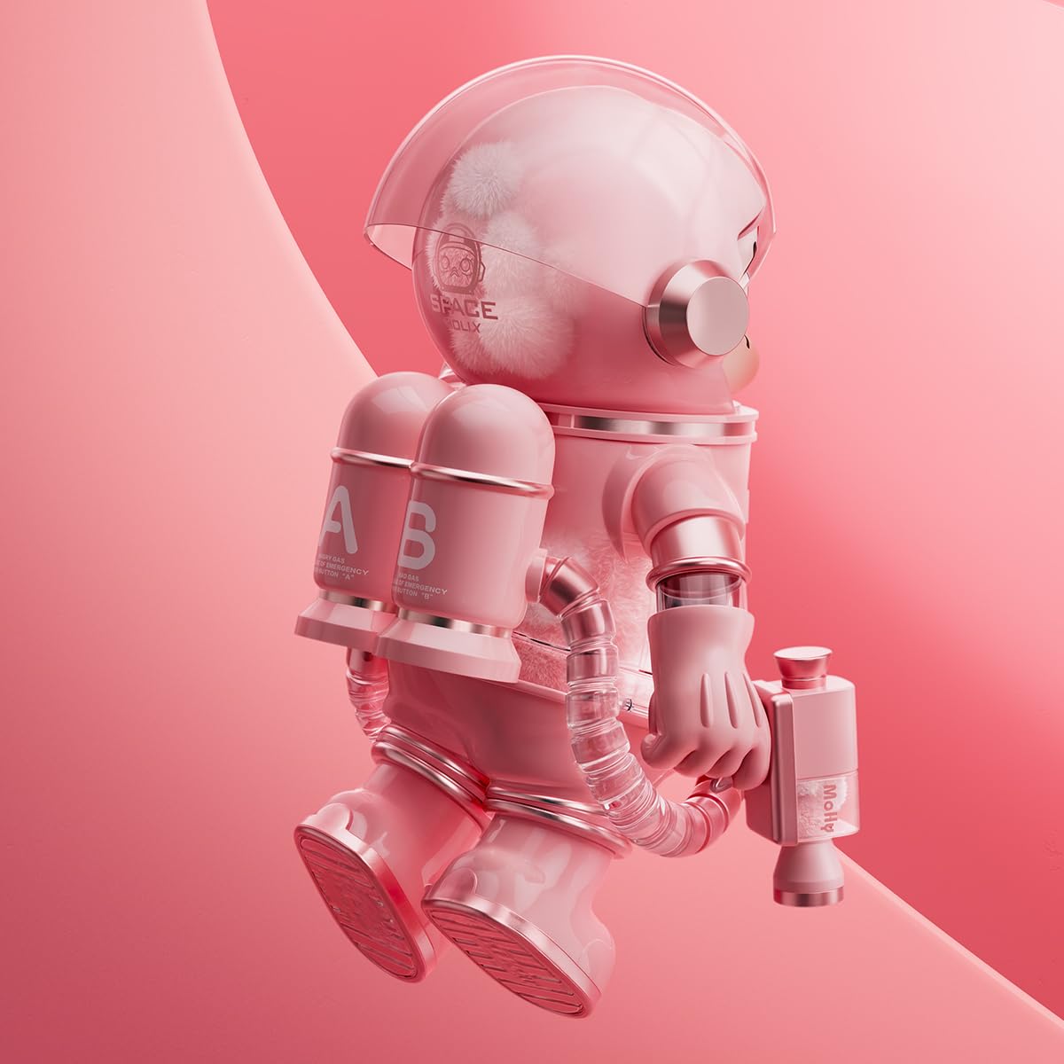 Amazon.co.jp: POP MART MEGA SPACE MOLLY 400% SMITTEN LOVE : おもちゃ