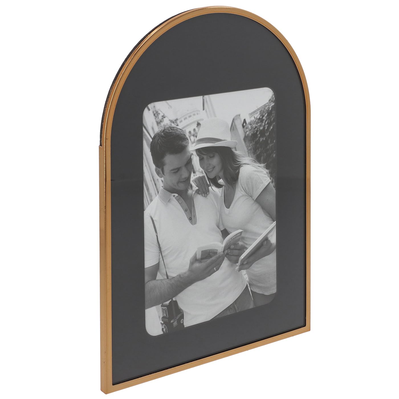 Shudehill Giftware Gold Silver & Curve Frames In Different Sizes, Shapes & Colours (, Arch 5X7)