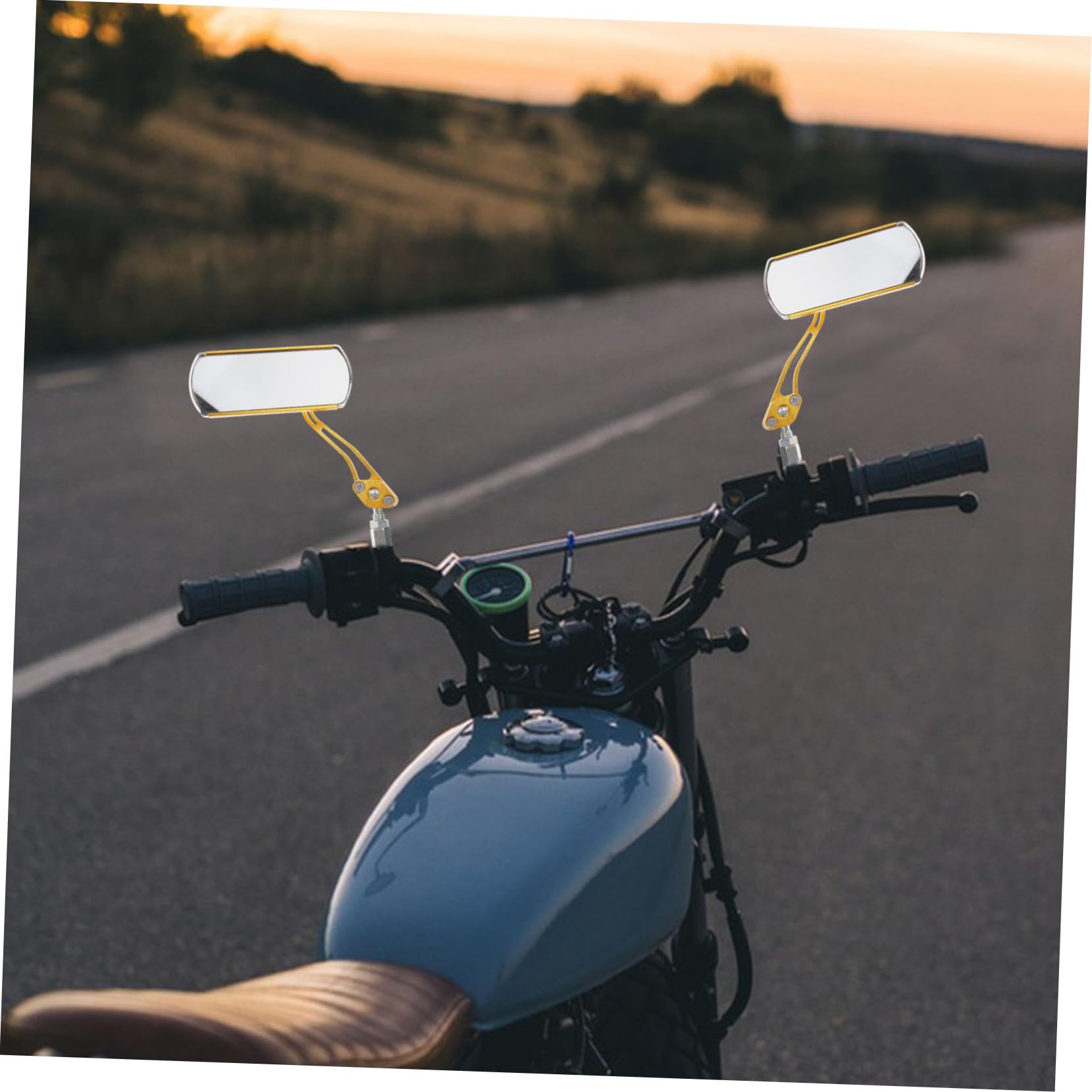 Toyvian 2pezzi Specchietto Retrovisore Per Bicicletta Specchietto Laterale Regolabile Accessori Per Scooter Resistente Agli Urti Installazione Rapida