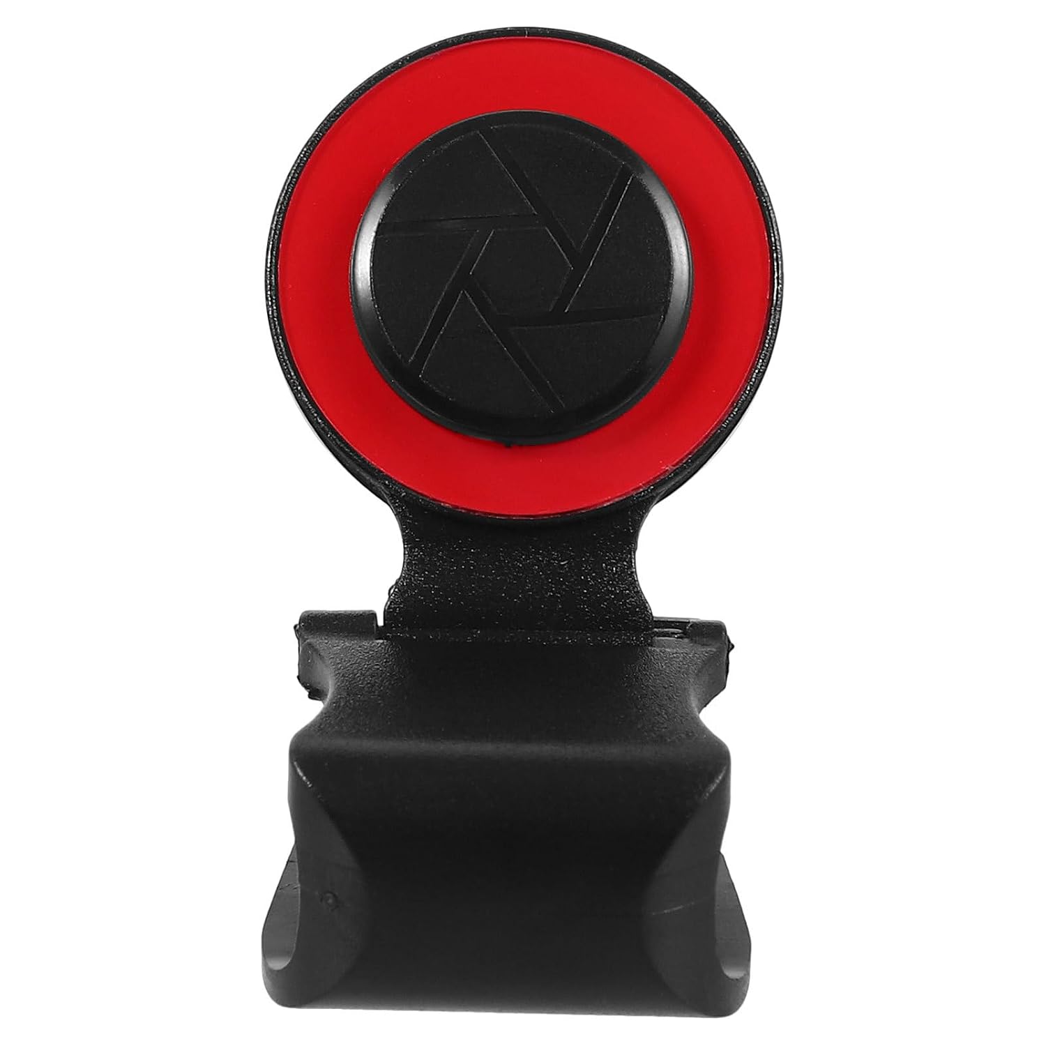 Veemoon Mobile Game Controller Clip for Smartphones, Red Joystick Holder with Trigger Buttons, Gaming Handle for Fps Shooter Gamers on Mobile Devices