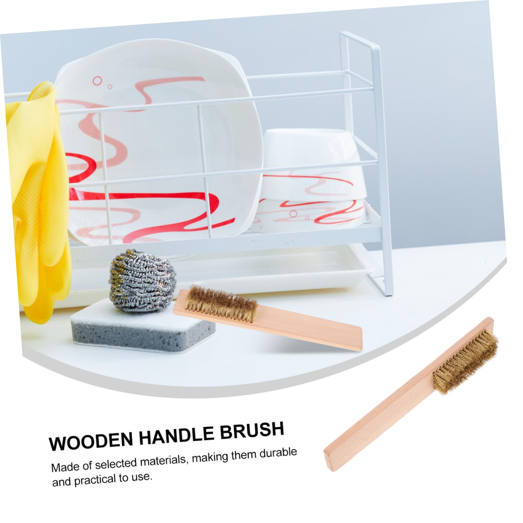 ibasenice Brosse De Nettoyage Antirouille Fartage Scrubber Neige Planche À Roulette Brosse Nettoyage Dissolvant De Cire De Ski Brosse Rotative pour Snowboard