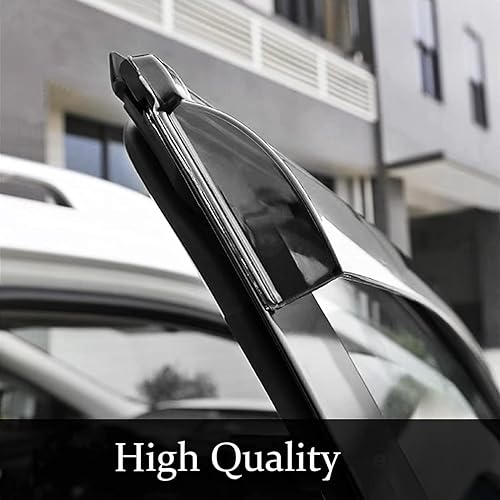 Miniatura 8 de 94981 - Protector de lluvia para ventana lateral, deflector de ventilación, montaje exterior, cinta inastillable, color humo oscuro, 4 piezas para