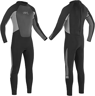 UB Mens Blacktip 2mm Neoprene Long Wetsuit, UV 50+ Sun Protection, Glide...