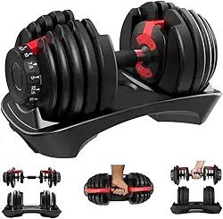 Halter Regulável 24kg Anilha Ajustável Dumbell - DSR