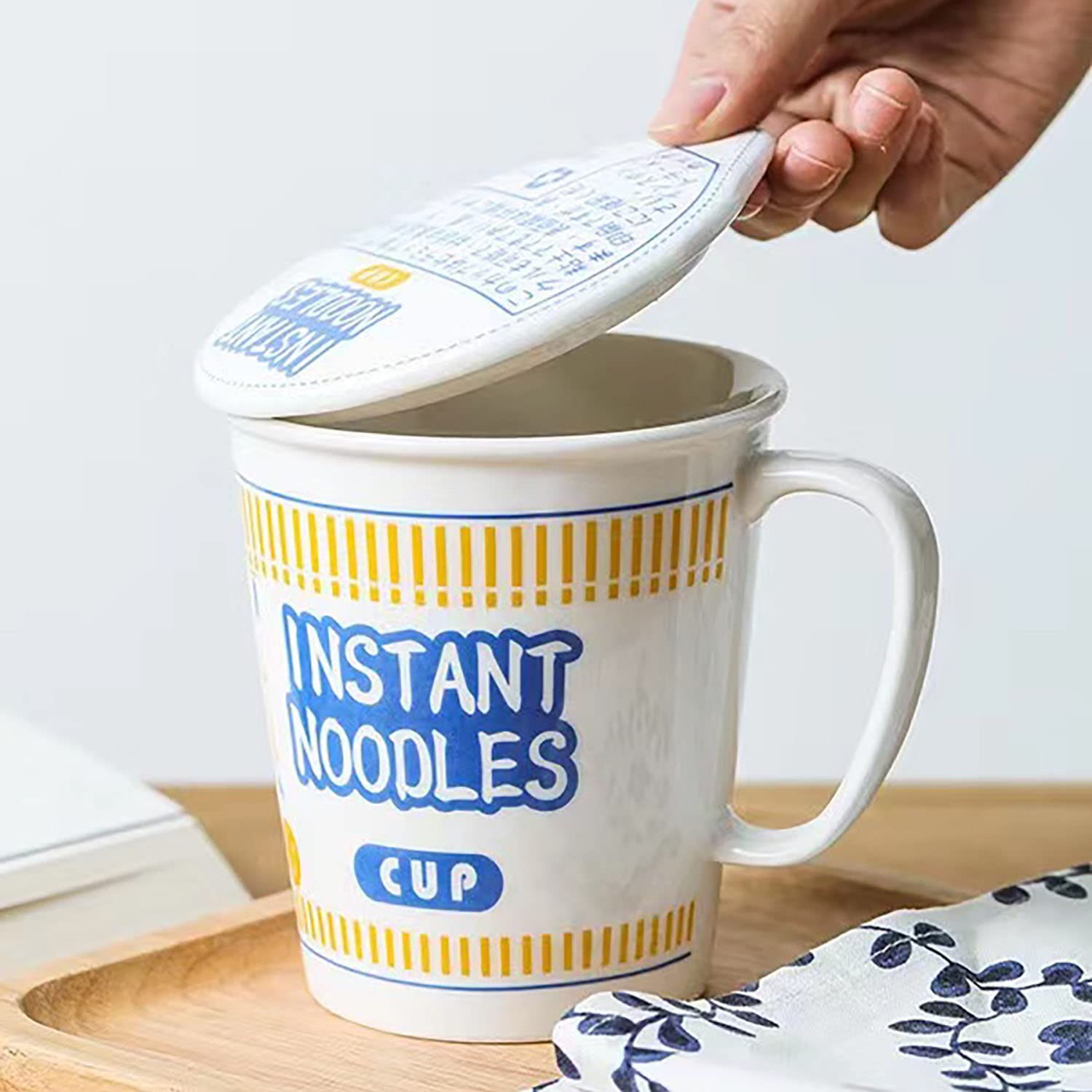 6" Oriental Blue Dragon Ceramic Ramen Rice Noodle Bowl - UK