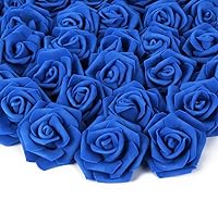 Vista 1 de INSUNSIX 100 rosas artificiales, 100 rosas artificiales de espuma para ramos de boda, centros de mesa, arreglos, fiestas, baby shower, decoración