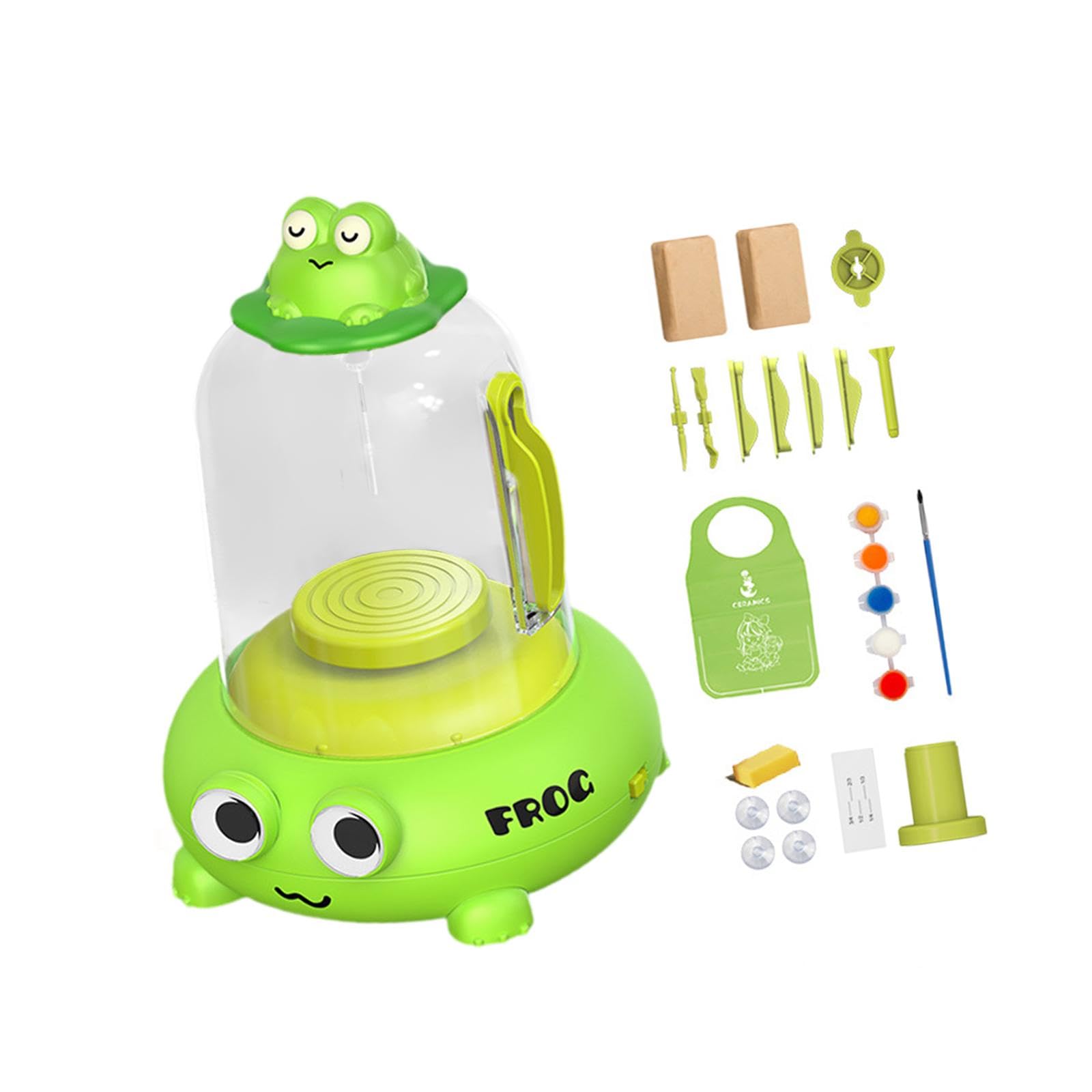 CarpNettore Torno de cerâmica elétrico infantil, brinquedo