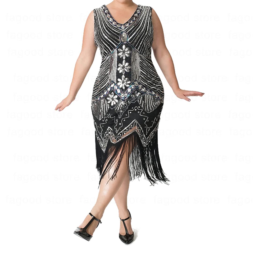 Vestido de fiesta de noche de los años 20, vestido de lentejuelas con borlas, vestido de fiesta temática, vestido de graduación, vestido Art Deco