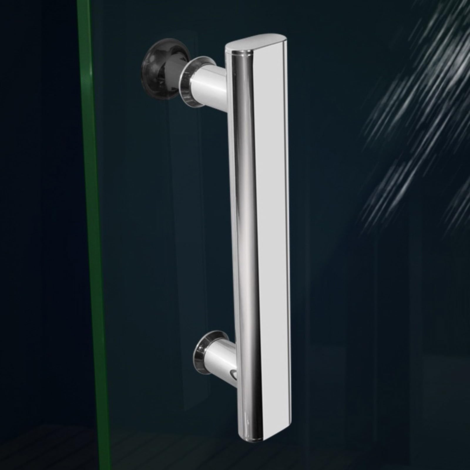 Poignées de douche chromées 220mm haute résistance pour cabine