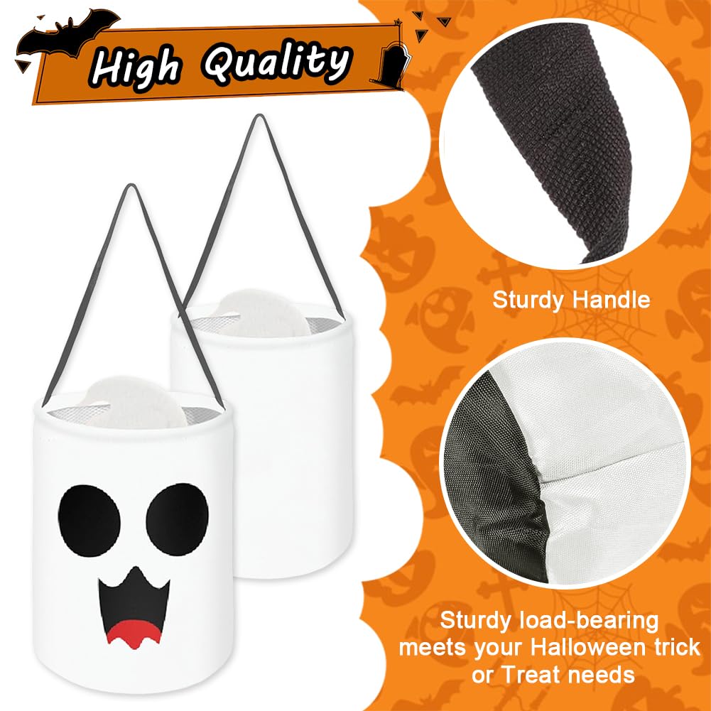 LKNBIF Ghost Cape, Kids Halloween Cloaks Hat Ghost Pocket Cosplay Robe, Cape Children's Set - Image 3