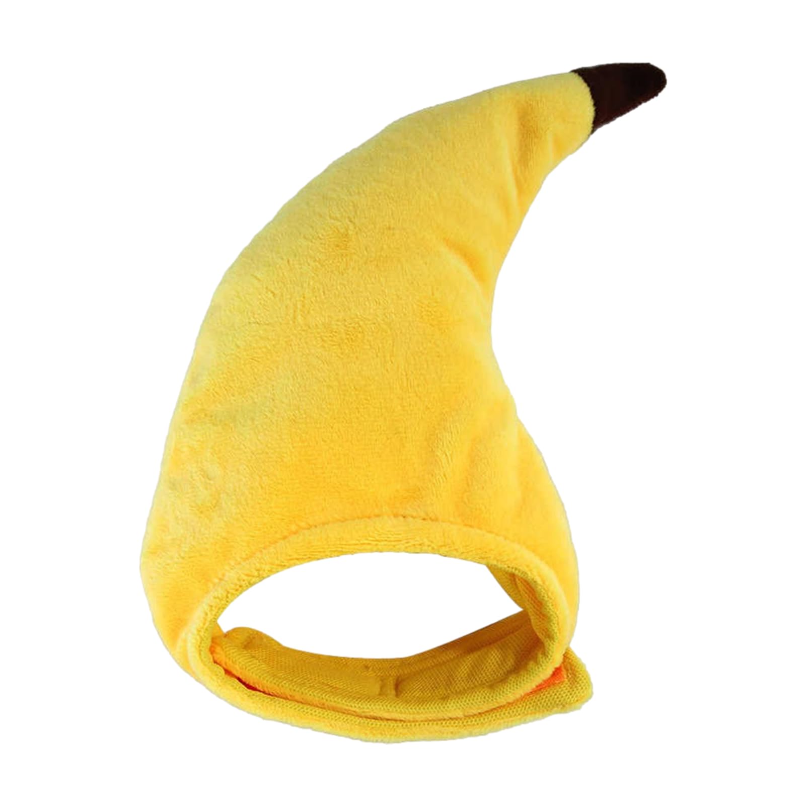 Aizuoni Dog Banana Costume Hat - Adorable Cat Halloween Hat | Soft Banana Hat, Adjustable Pet Costumes, Creative Favors for Puppy, Small Dogs, Cosplay