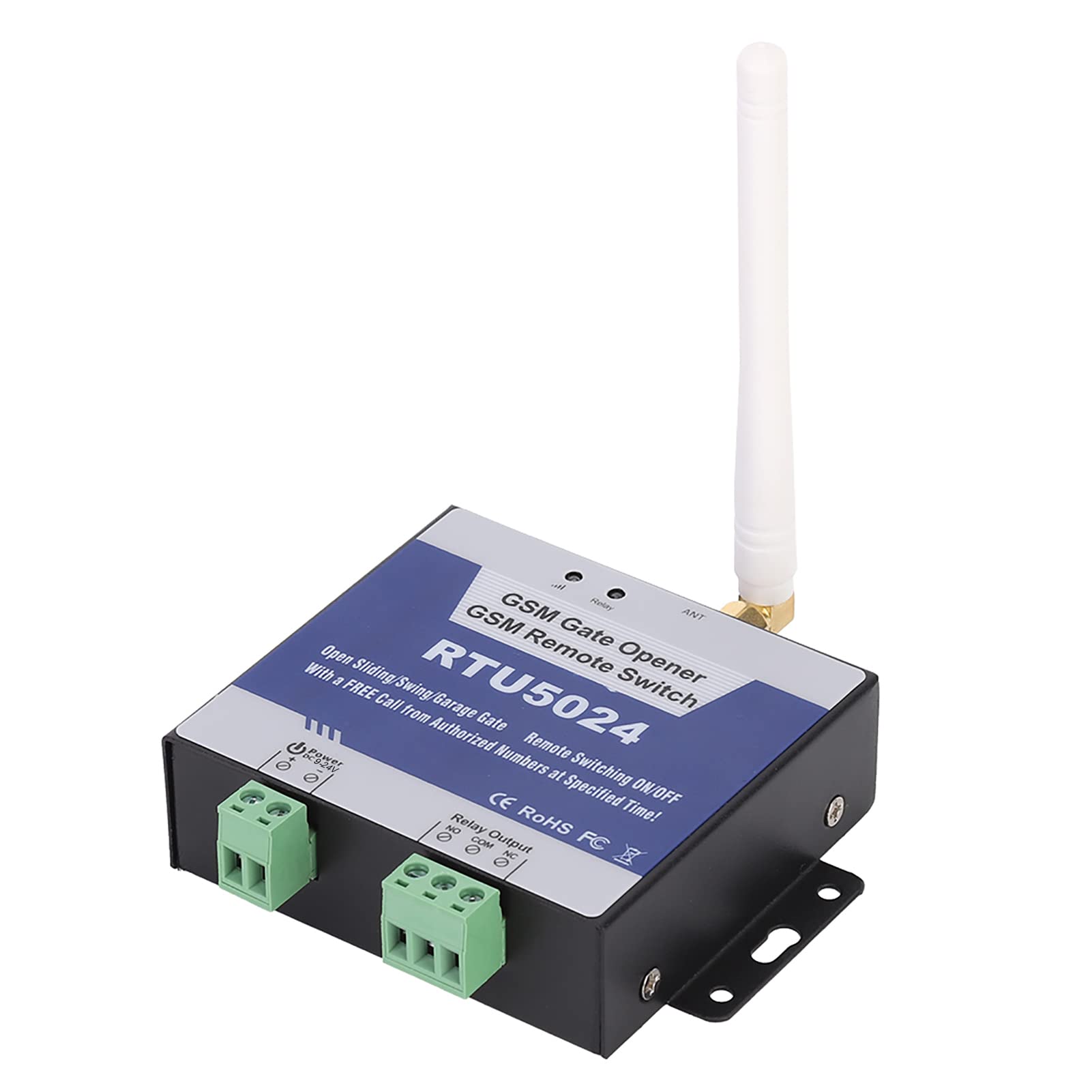 RTU5024 Aggiornamento Apriporta GSM Interruttore a Relè Interruttore Remoto GSM Interruttore Apriporta con Controllo Quadrante GSM DC 9 15V(RTU5024 Versione aggiornata)