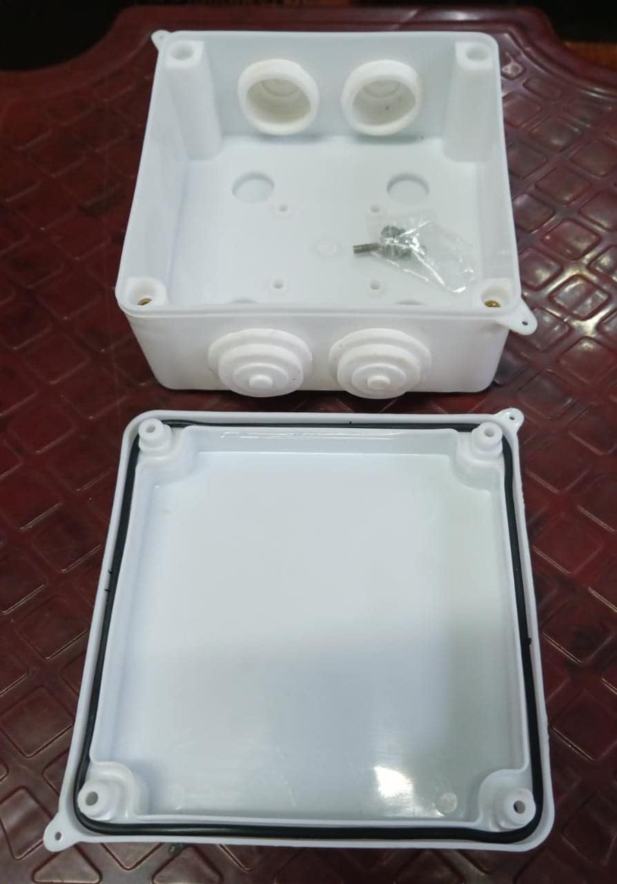 SOLIX Waterproof PVC Junction Box - CCTV Protection -2 SOLIX Waterproof PVC Junction Box - CCTV Protection -2