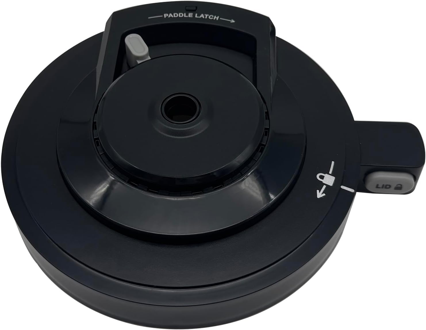 Outer Bowl Lid 812KKU500 Replacement Parts Compatible with Ninja Creami Deluxe Series Ice Cream Makers CN501CO NC500 NC500C NC501 NC501C NC501H NC501HBL NC501HGN NC501HRD (NO Paddle)