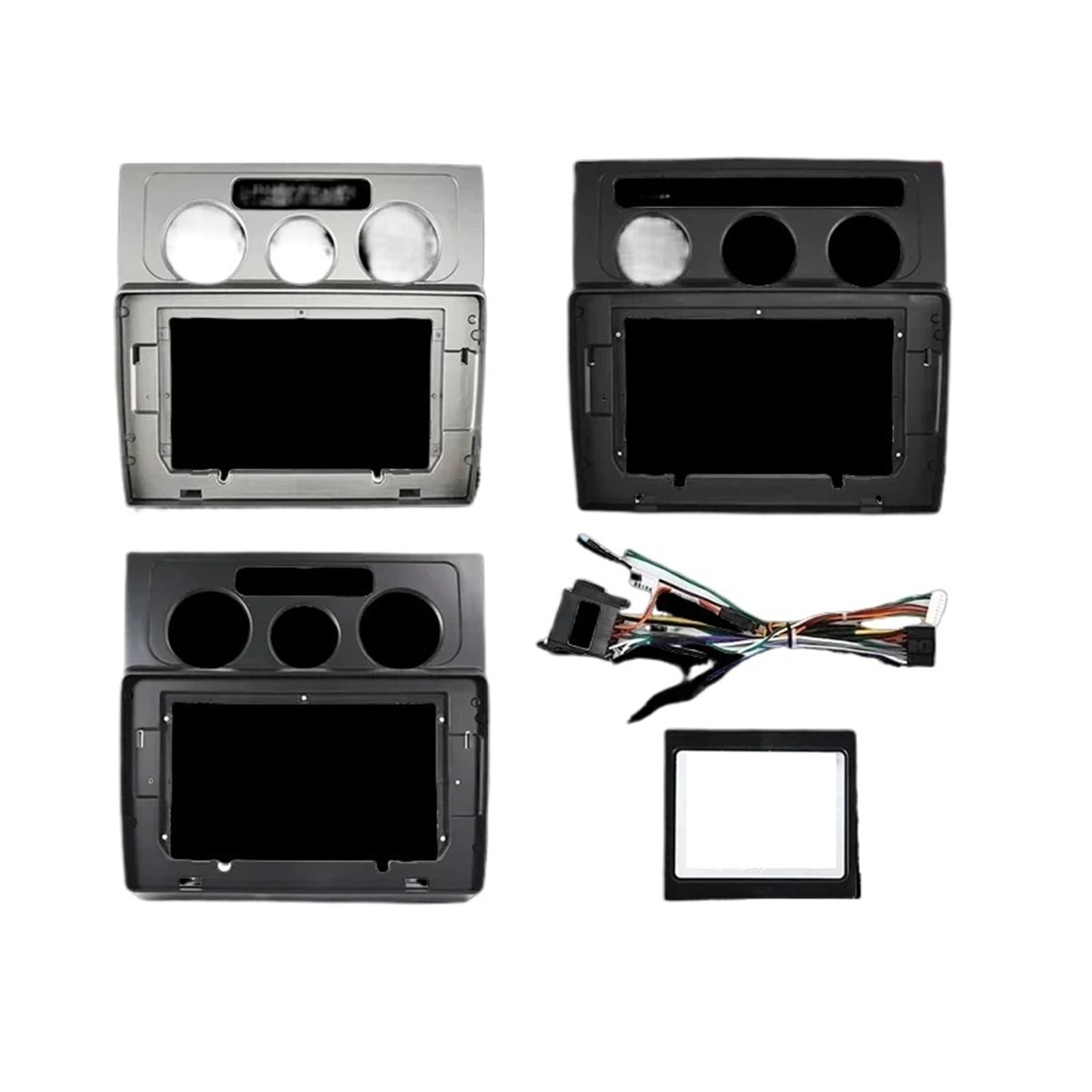 Mascherina Autoradio Cornice Stereo Audio Dash Kit Cornice Facia Panel Player Schermo Dvd Autoradio Fascia 10 Pollici per VW per Touran 2004 2005 2006 2007 2008
