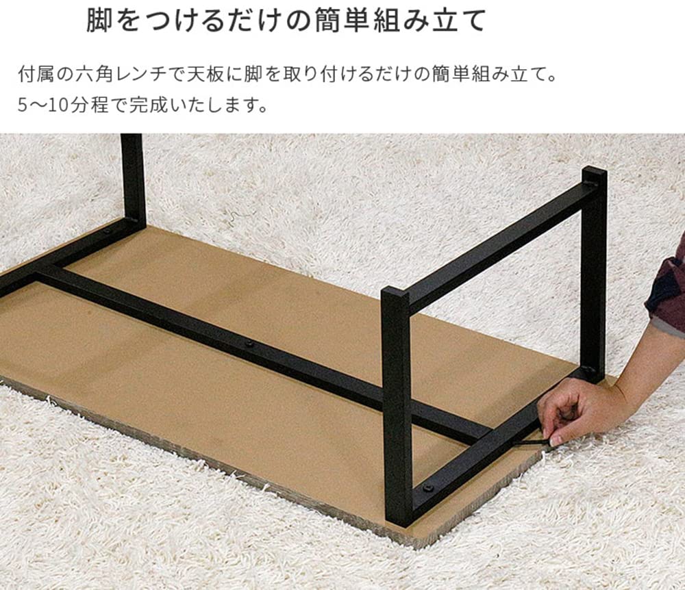 Amazon.co.jp: テーブル センターテーブル グレー 天板 ローテーブル