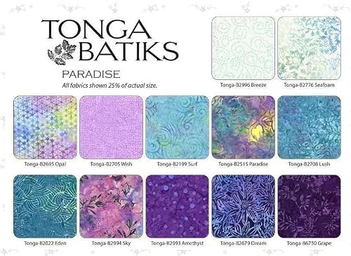 Timeless Treasures Tonga Paradise Large Floral Dream Fabric by The Yard