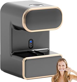 Electric Toothpaste Dispenser | Toothpaste Smart Holder Dispenser - Shower Toothbrush Holder - for Bathroom Home Shower Dormitory Hotel RV Apartment Toilet