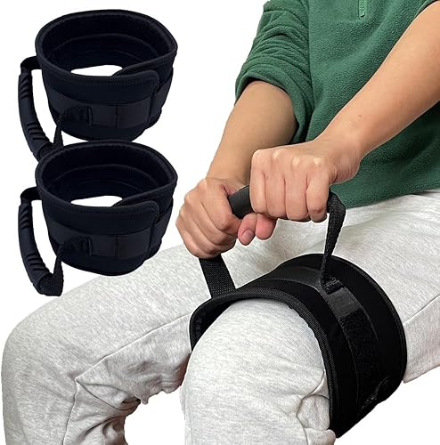 Miniatura 6 de Correa de levantamiento de muslos, correa de elevación de piernas, cinturón de asistencia, ayuda de transferencia de pies, lazo de elevación de