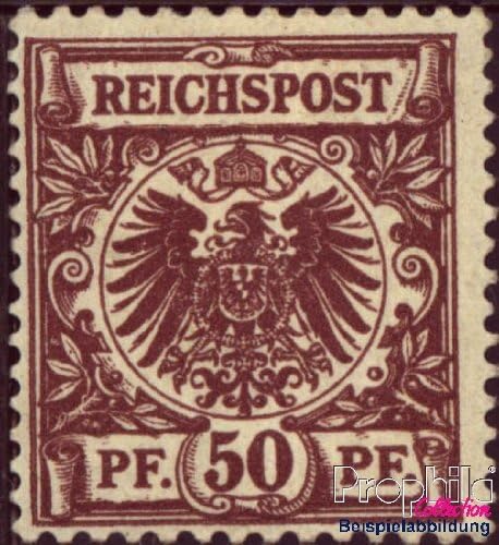 Imperio Alemán 1918 - Germania: Sello Hoja 15 Y 10 Pf