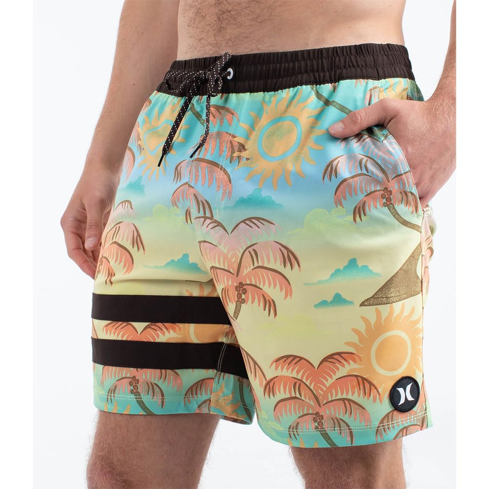 Hurley Phantom Eco Block Party Volley 17'' Bañador Hombre (Pack de 1)