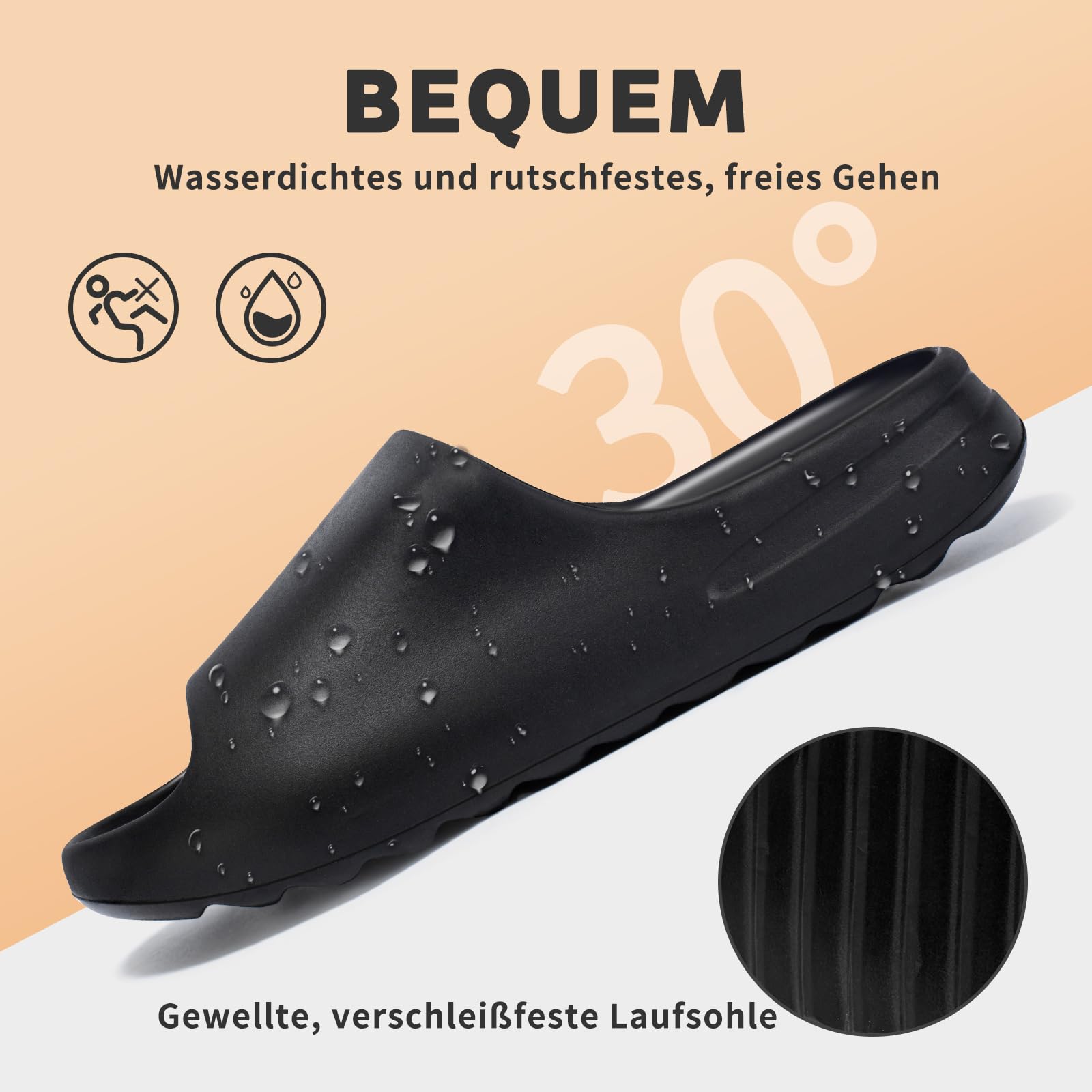 Jesindr Cozy Slides Original Uomo Donna Ciabatte da Bagno Antiscivolo Ciabatte Da Bagno Ciabatte Morbide Nuvole Schlappi Scarpe Nuvolose Unisex Gomma Cloud Slippers Estate Beach Slide Sandali