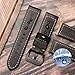 LZVRX 20mm 22mm 24mm 26mm Genuine Leather Retro man Watch Band for Panerai PAM111 441 cowhide Watchband Wrist Strap(Retro dark brown s,24mm)