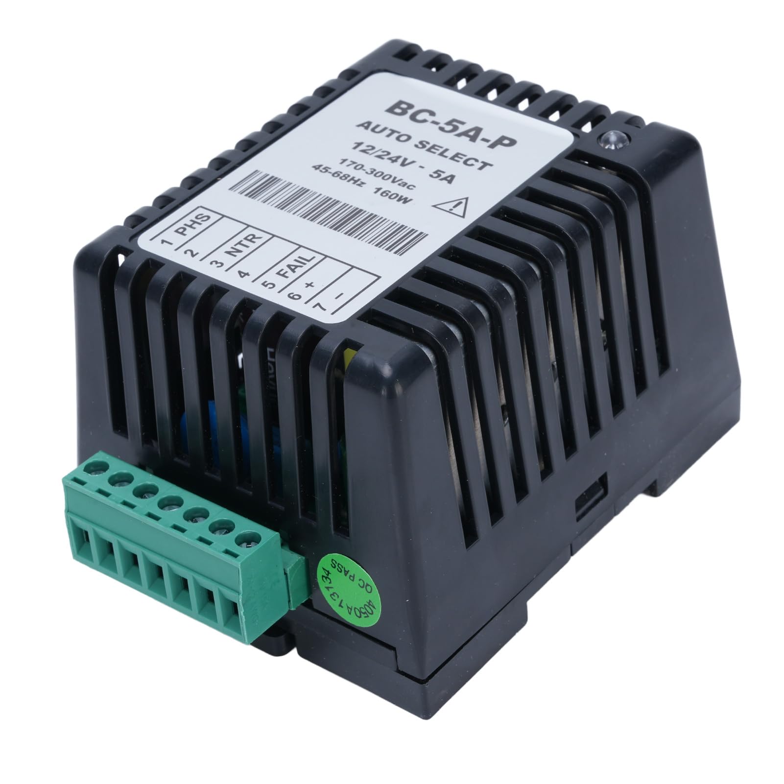 Tnfeeon Generator Ładowarka Akumulatorów Automatyczna, ABS PC Inteligentny moduł ładowania 12 V 24 V, Wskaźnik LED Zabezpieczenie Przed Przeciążeniem Automatyczne Wykrywanie Napięcia w Celu