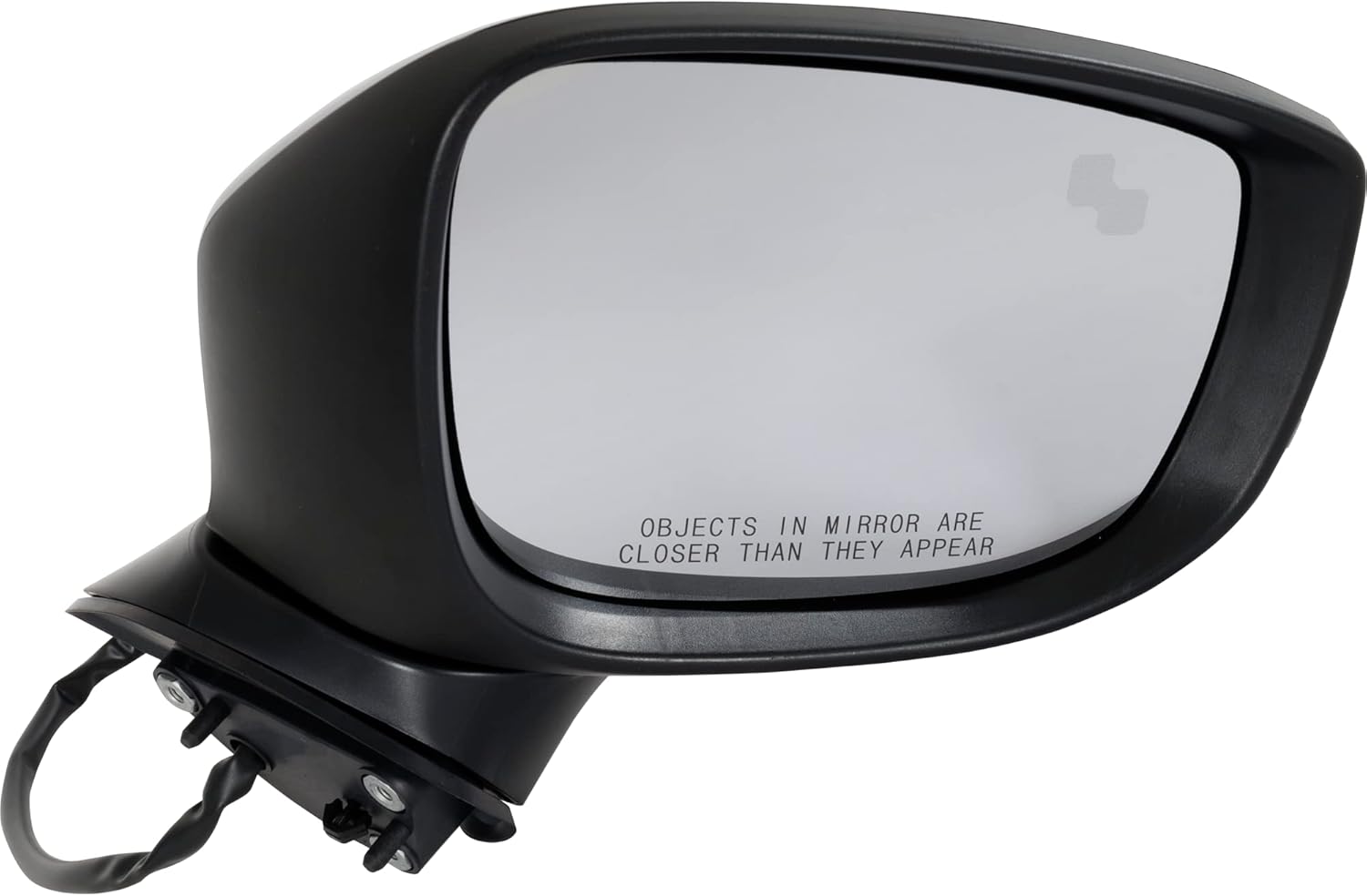 Kool Vue Passenger Side Power Heated Mirror for Mazda CX-5 2017-2023 with Signal Light & Blind Spot Monitor Paintable