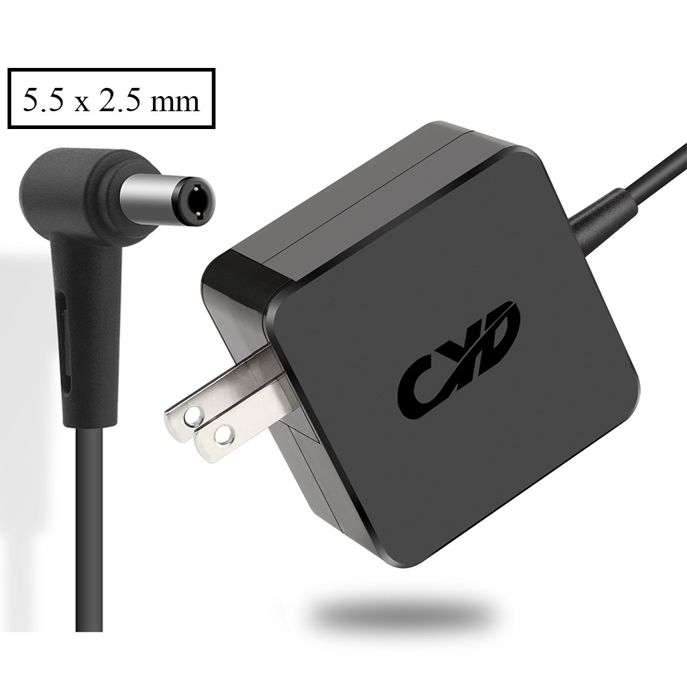 CYD 65W 19V 3.42A Laptop Charger Compatible for Asus Laptop Charger X401 X401A X401U X501 X501A X502CA X550 X551M X551MA X551MAV X551 X555L X555LA X550C X550CA X550L X550LA K55N A52F A53E U46E U52F
