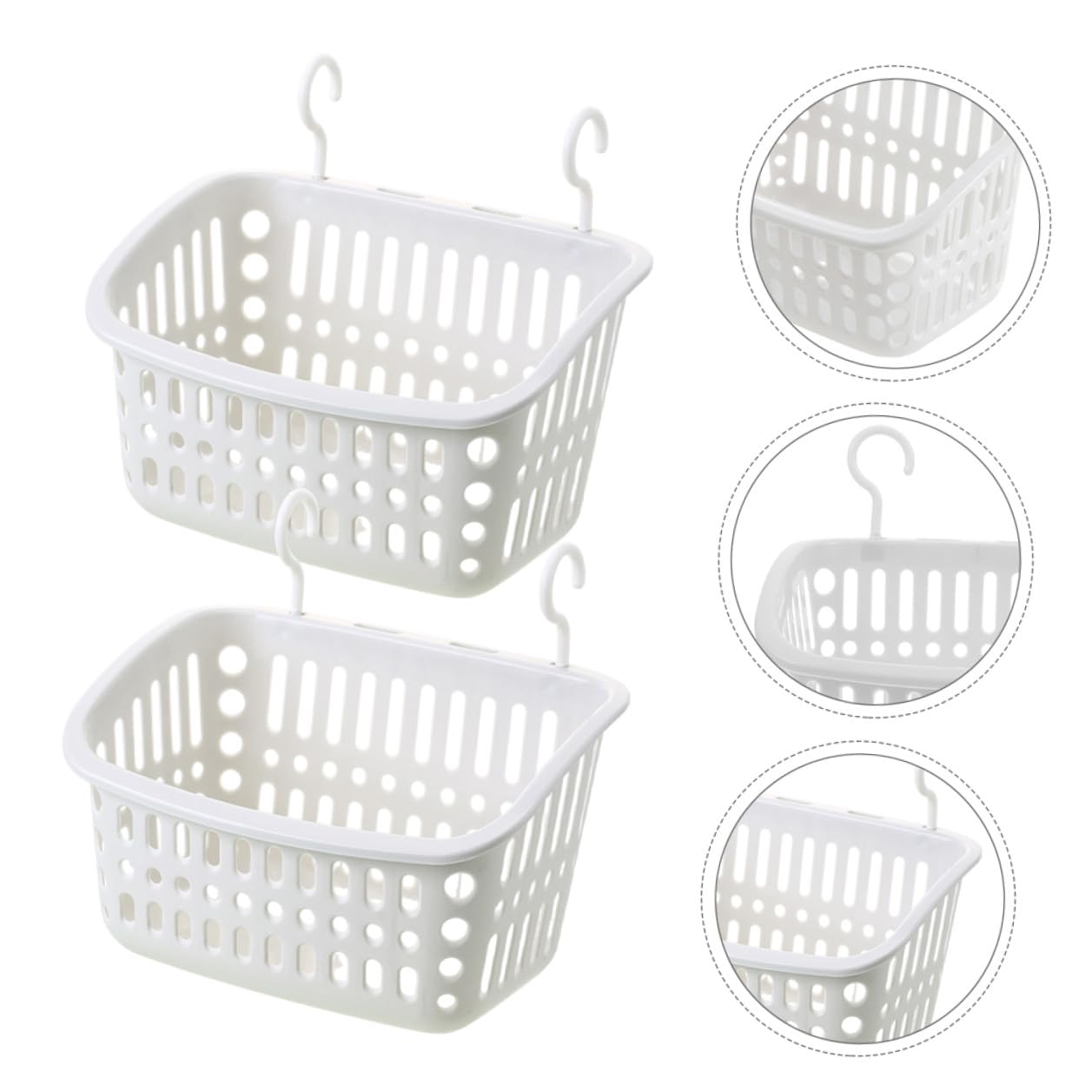 SHINEOFI 4 Stück Pack Hängematten für Kleintiere Nager Hängebetten aus Strapazierfähigem Material mit Haken Weiß Grau Vielseitiges Versteck und Aufbewahrung für Hamster Meerschweinchen