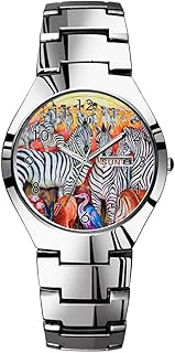 Mens Orologi Argento Band Top Brand Impermeabile Giappone Quarzo Orologio Da Uomo Di Natale Orologio Da Donna Orologio Da Donna