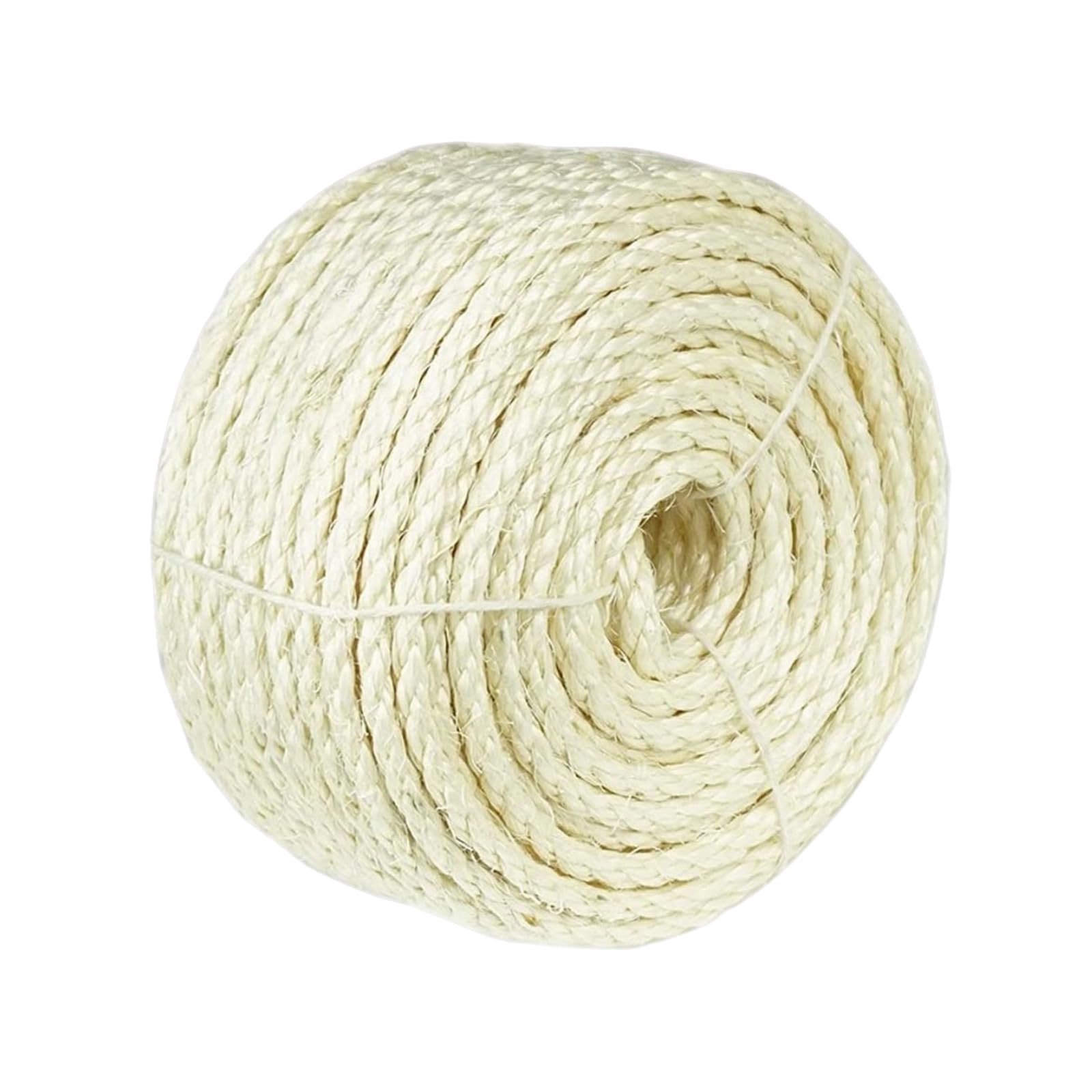 Cuerda de fibra natural para reconstruir muebles de escalada y accesorios para mascotas cuerda de sisal para reparar árboles rascadores