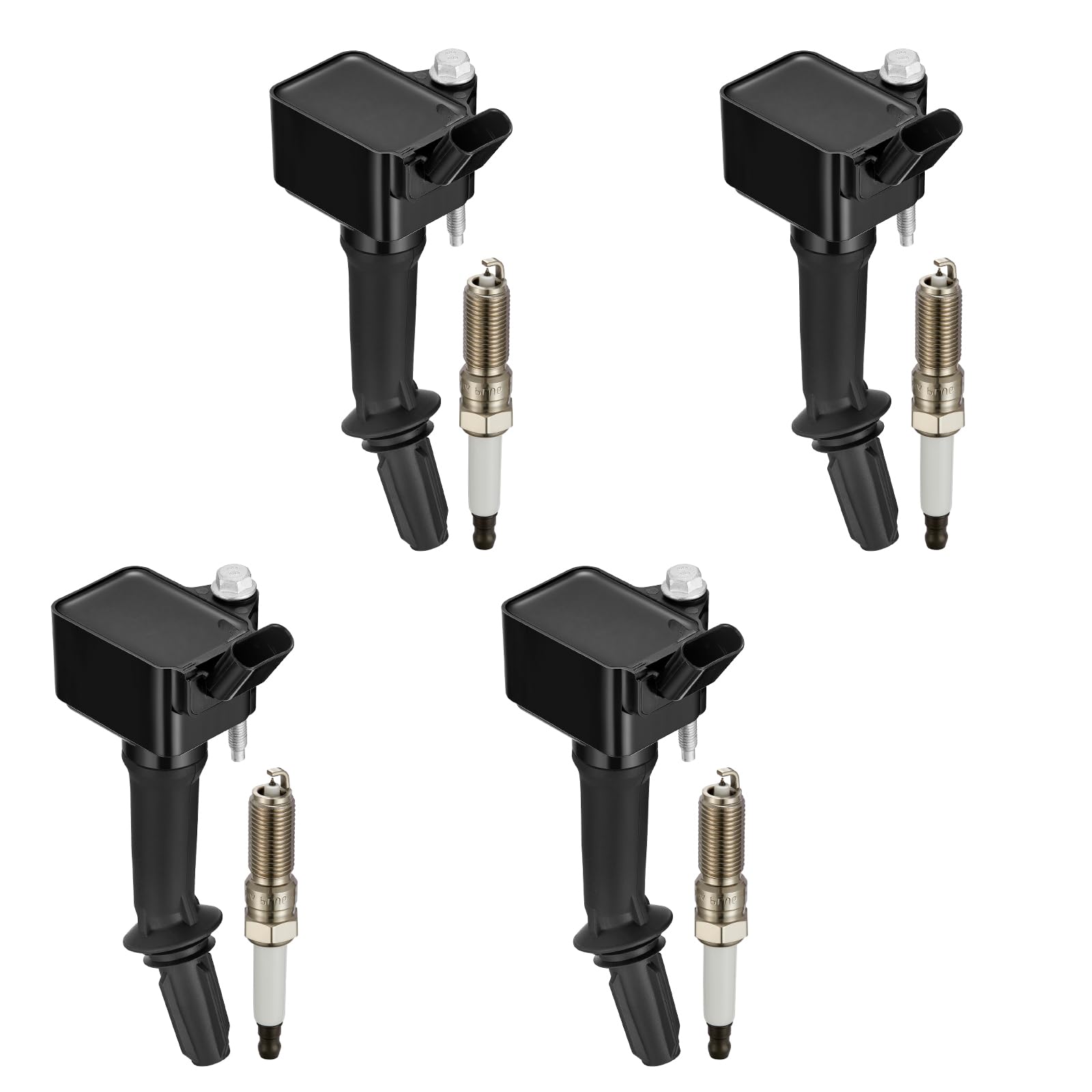 SYKRSS Set of 4 Ignition Coil Pack UF802 and Iridium Spark Plugs 91970 Compatible with GMC Terrain Chevy Equinox Malibu Cruze Encore L4 1.4L 1.5L