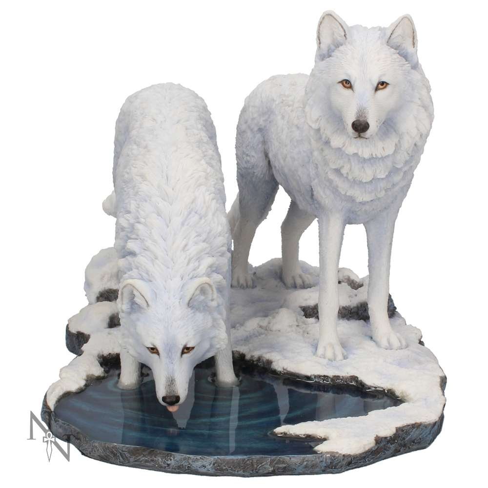 Warriors of Winter Wolf Lisa Parker 18 cm Statue, White