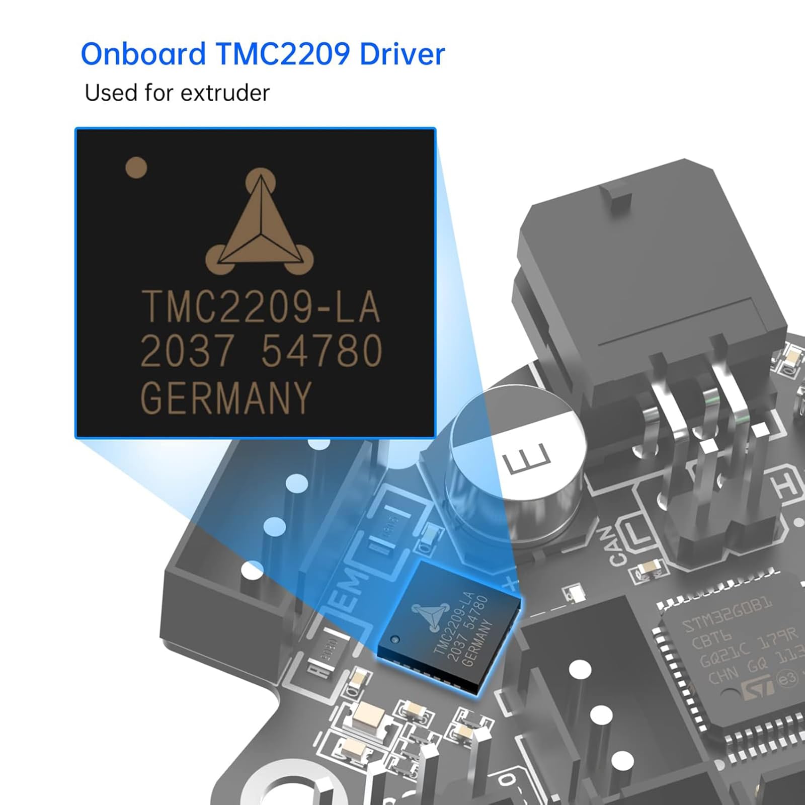 EBB36 CAN Tool Board di controllo della stampante, estrusore, motore passo-passo, ricambio per isolamento di corrente, testa di protezione, modulo adattatore di pressione per motore