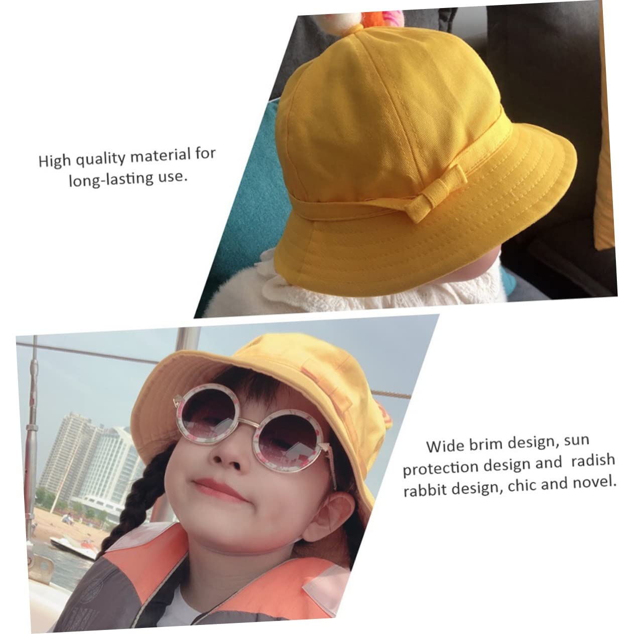 Sombrero De Pescador De Protección Solar Sombrero Pescador Sombrero para Sombrero De Sombrilla De Verano Sombrero De Pescador Al Aire Gorra De Yellow