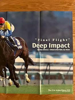 ［競馬］　ディープインパクト 　JRA ポスター「感動をありがとう」　A1 Amazon.co.jp: 競馬 ディープインパクト DEEP IMPACT JRA