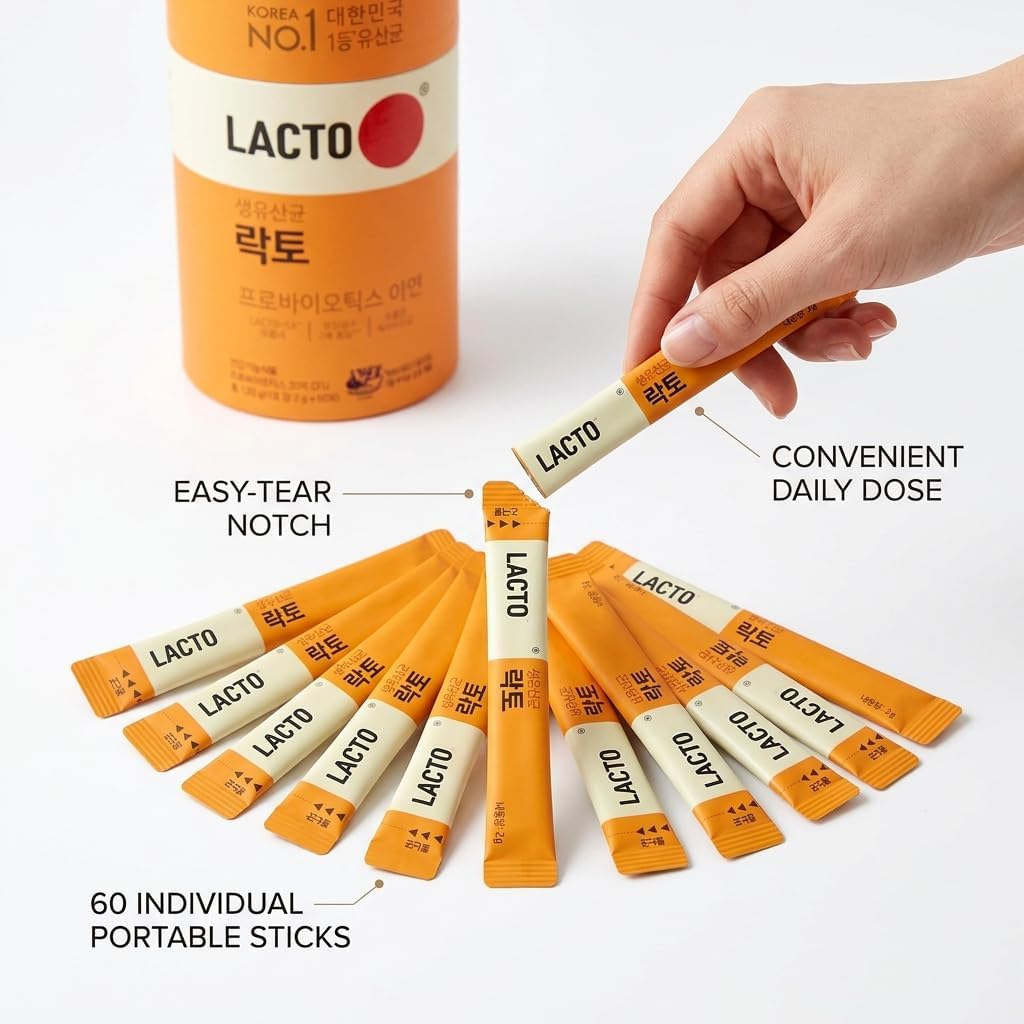 probiotic CoreMax 2g x 60 Pouch (120g) Zinc 3billion probiotics 락토핏 생유산균 코어맥스 프로바이오틱스