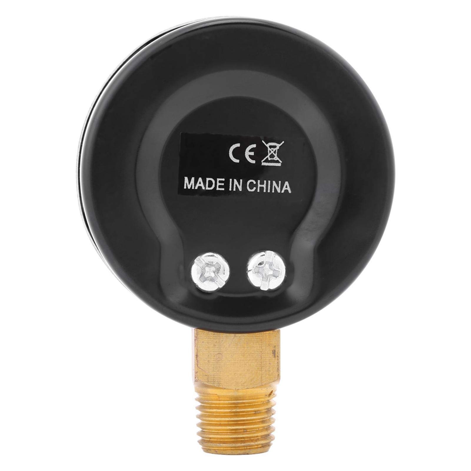 Outil de Mesure de Pression, manomètre pour compresseur d'air/hydraulique 1/4" NPT 0-200 PSI 0-14 Bar