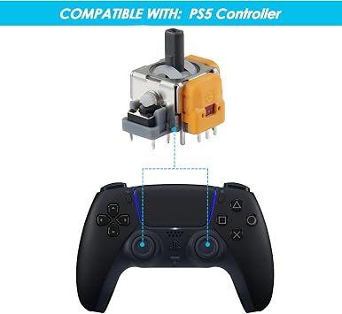 4 x Hole Effect Replacement Joystick for PS5 Wireless Controller No drift thumb stick module repair part analog