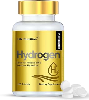 120 Tablets-H2 Molecular Hydrogen Water Tablets with Magnesium, Dietary Supplement, Supports Brain Health and Cognitive Function, Helps Fight Inflammation & Stress