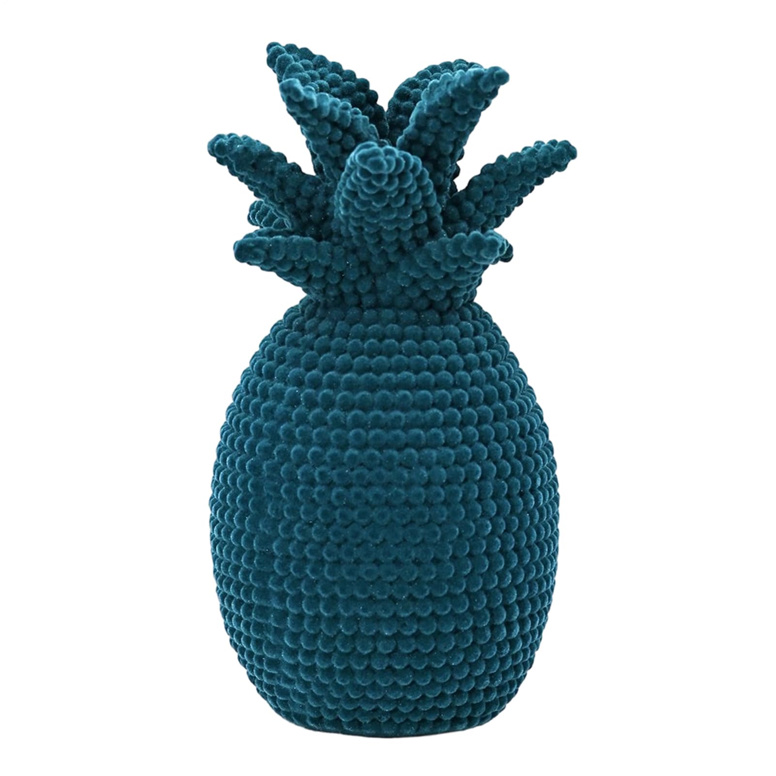 Ananas décoratif or luxueux de 24 cm pour une décoration de salon raffinée