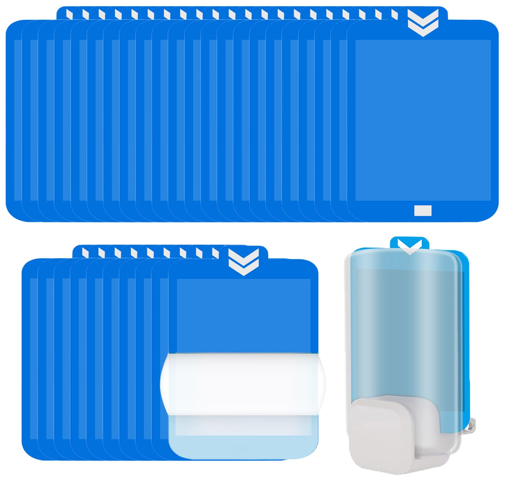 Lot de 32 cartouches de rechange compatibles avec appareil Raid Essentials Plug-in - Cartes à colle de rechange compatibles avec les appareils Raid Indoor Blue Light